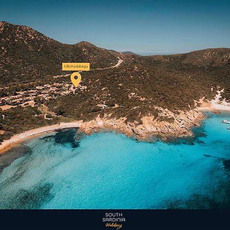Villa Perdalonga, Vista Mare Sea View Tuerredda Teulada Eksteriør billede